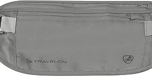 Travelon RFID Blocking Undergarment Waist Pouch, Gray, One Size